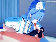 Kinky Nurse Esdeath Doms A Patient To Get All His Cum Out