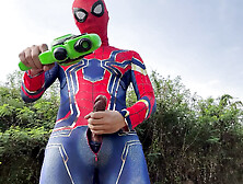 Asian Spiderman In Songkran Festival 2024