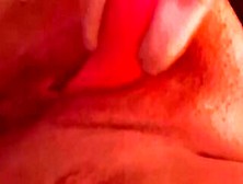 Up Close Rough Cum And Squirt From Vibrator