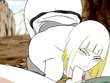 Animated Naruto| Samui Blows Dicks