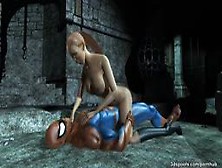 Homem Aranha E Mary Jane Transando Em 3D