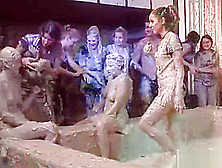 Sexy Chicks Fight In Mud And Show Assets