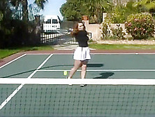 Tennis Player Fucked By Coach Outdoors