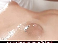 Lesbea Oiled Teen Orgasms From Intensive Clitoral And Gspot Massage