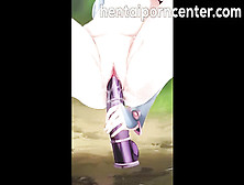 Animation Light-Haired Is Using A Ample Fake Penis While Stroking,  Because It Always Makes Her Spunk