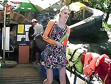 Blonde Euro Teen Giving A Pov Blowjob On A Paddle Boat
