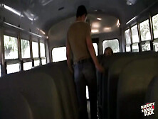 Sad Babe Finds Comfort In A Bus Drivers Touch And His Massive Cock