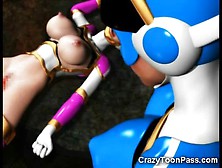 3D Astronaut Girl Captured And Fucked!