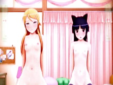 [Uncensored] My Little Sister & Kuroneko Can’T Ride This Well!? Extra Loops From The Same Creator (Threefish)