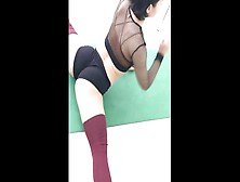 【Apg Smxb 1】Asia Dancing Girl Shaking Ass Yoga Pants Gym Big Ass