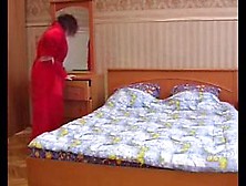 Mom Olga On Bed