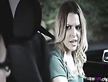 Stacey Use Her Teen Pussy To Get License