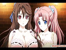 Busty Hentai Maid Hot Riding Her Master Dick