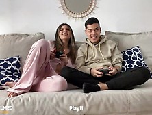 My Stepsister And I Betted A Blowjob Playing Video Games