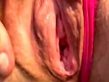Explosive Hottie Leaking Bushy Vagina Spreading American Mom Solo Porn