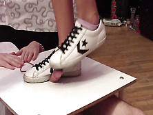 Goddess Jane Extreme Shaft And Ball Crushing With Sneakers