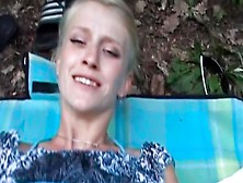 Adorable Blonde With An Innocent Face Katerina Sz.  Likes Outdoor Sex