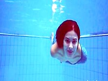 Sexy Tight Teen Marusia Swims Naked Underwater