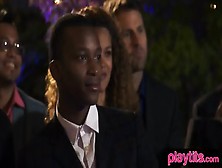 Ebony Fashion Designer Chick Having An After Party Fuck