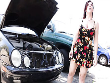 Older Pawg Sara Jay Gets Cock Boned By Horny Mechanic!
