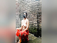 18 Years - My Stepsister Make Her Bath Video.  Beautiful Bangladeshi Girl Big Boobs Mature Shower With Full
