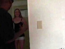 Amateur Interracial In The Hotel Room - Cumshot