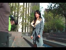 Public Video Is All About Flashing Her Ass
