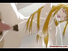 Blonde Whore Gets Fucked In The Shower