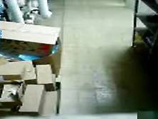 Food Industry Worker Sneakily Tapes Himself Fucking A Colleague In The Storage Room