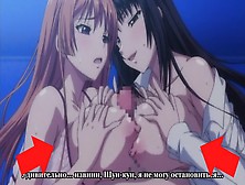 Uncensored Anime // 2 Beauties Make Paizuri And Get Sperm On Face // Asian Cartoon