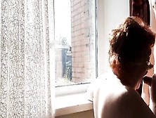 Fucked My Chubby Ex-Wife Inside Front Of The Window So Anyone On The Street Could Saw Her Huge Bouncing Titted