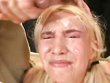 Parker Page Gets Her Face Showered With Warm Jizz