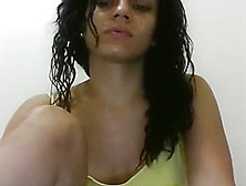 Sexy Brazilian Girl Masturbating On Webcam