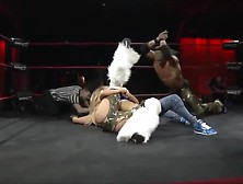 Code Red Intergender Tag Match Ending With Slow Mo
