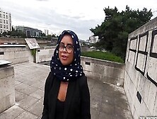A Good Hijab Arab Chick Gets Fucked Inside Anal And Into Outdoor By Two Blacks To Go To Marbella!
