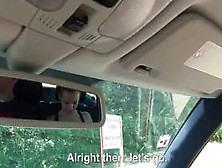 Ho Blonde Gets Tits And Pussy Teased In Car