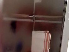 Stepson Secretly Films His Stepmother In Shower