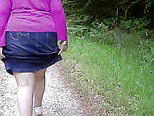 My Wife Walking Near-Naked In The Woods