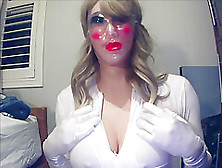 Masked Girl In White Finale! Shy Girl Struggles To Remove Her White Mask! Help!