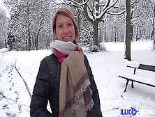 Laura,  Alluring Milf,  Bum Rammed After An Exhib In The Snow