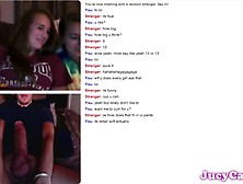 3 Girls Reaction On Big Cock On Omegle - Jucycam