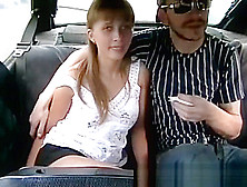 Lola Lol (As Ponny) Fucks In A Taxi During An Early Career Porn Shoot.
