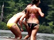 Hidden Teens In Bikinis Getting Voyeur All Wet