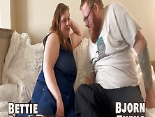Bbw Bettie Gives Step-Brother Blow Job