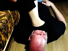 Lady M Use Her Slave As Human Footstool Face Trampling