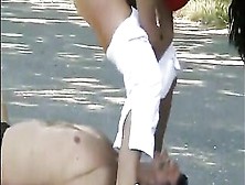 Mistress Pooping On Slave In Outdoors