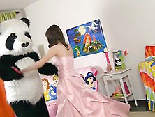 Youthful Fairy Revived Toy Panda And Engulf
