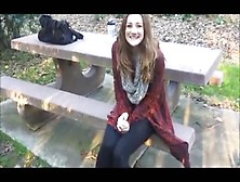 Sweet Teen Outdoor Squirting