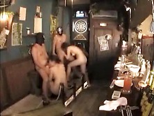 After Hours At The Bar Turns Into One Wild And Sexy Orgy Of
