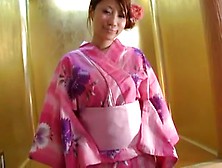 Iwata Yoko In Kimono Wear
